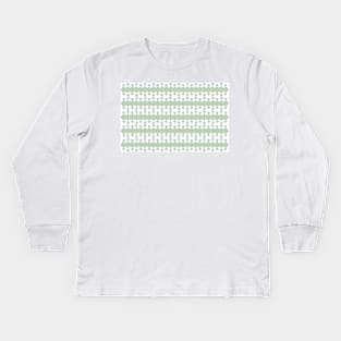 Romanian traditional motif Kids Long Sleeve T-Shirt